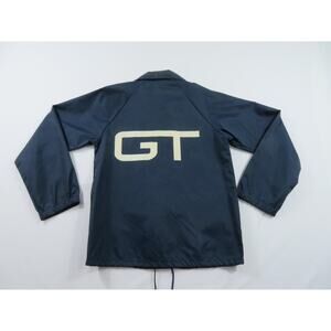 GT Good Track Road Windbreaker 1982 Navy Blue Sz S